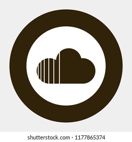 cloud vector icon 10 eps