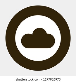 cloud vector icon 10 eps