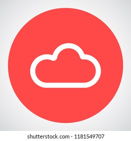 cloud vector icon 10 eps