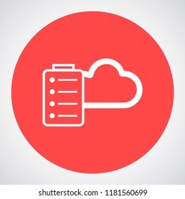 cloud vector icon 10 eps