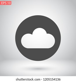 cloud vector icon 10 eps