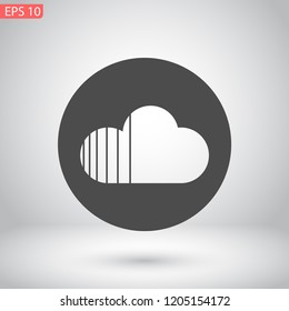 cloud vector icon 10 eps