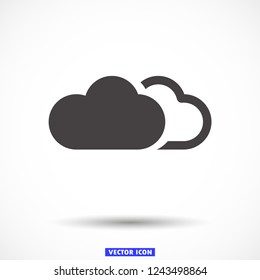 cloud vector icon 10 eps