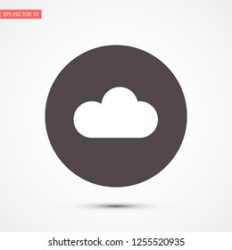 cloud vector icon 10 eps