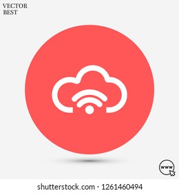 cloud vector icon 10 eps