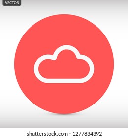 cloud vector icon 10 eps