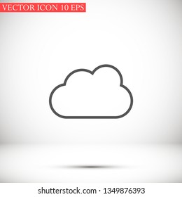 cloud vector icon 10 eps
