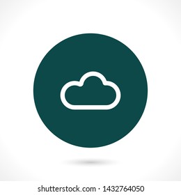 cloud vector icon 10 eps , Lorem ipsum Flat design