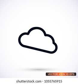 Cloud  vector icon