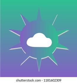 Cloud vector icon