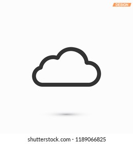 Cloud  vector icon