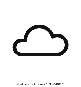 Cloud vector icon