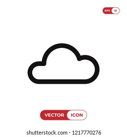 Cloud vector icon