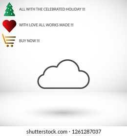 Cloud  vector icon
