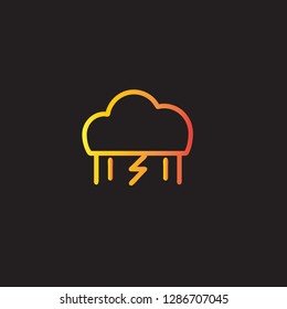 Cloud vector icon
