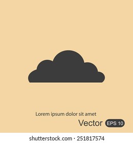 Cloud vector icon