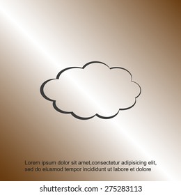 Cloud vector icon
