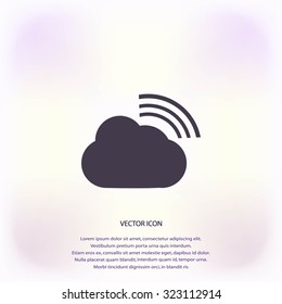 cloud vector icon