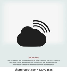 cloud vector icon