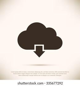 cloud vector icon