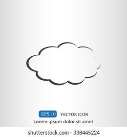 Cloud vector icon