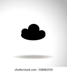 Cloud vector icon. 