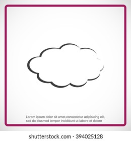 Cloud vector icon