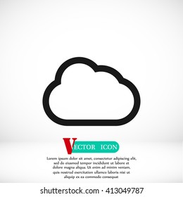 cloud vector icon