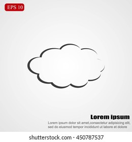 Cloud vector icon
