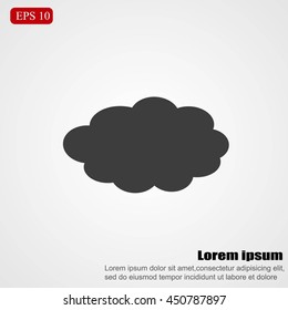 Cloud vector icon
