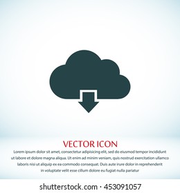 cloud vector icon