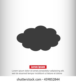 Cloud vector icon
