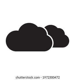 cloud vector icon for apps and web sites