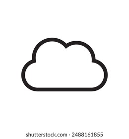 Cloud vector icon design template