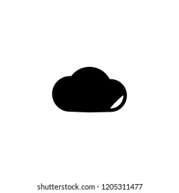 cloud, vector icon, illustration