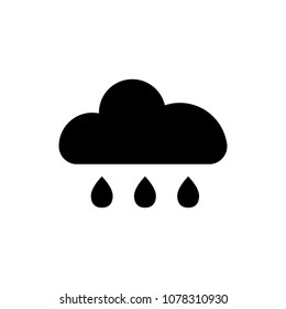cloud vector icon. Illustration isolated for graphic and web design