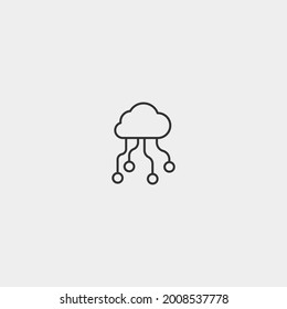 Cloud-Vektorsymbol