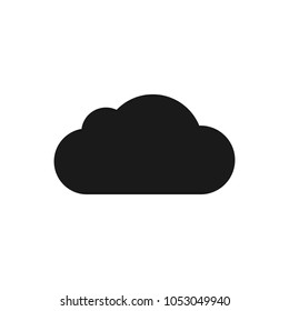 Cloud vector icon. Cloud icon illustration vector symbol