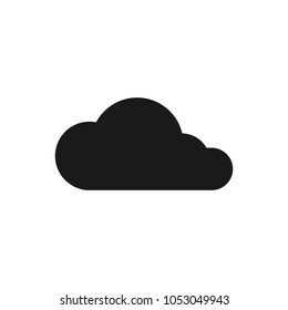 Cloud vector icon. Cloud icon illustration vector symbol