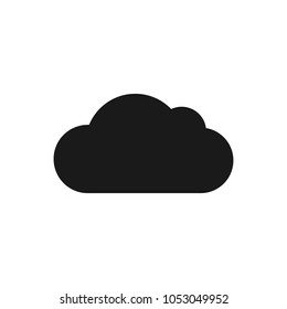 Cloud vector icon. Cloud icon illustration vector symbol