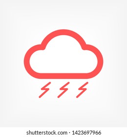 cloud Vector icon . Lorem Ipsum Illustration design