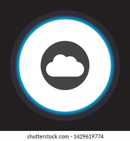 cloud Vector icon . Lorem Ipsum Illustration design
