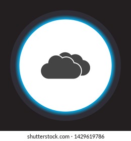 cloud Vector icon . Lorem Ipsum Illustration design