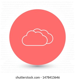 cloud Vector icon . Lorem Ipsum Illustration design