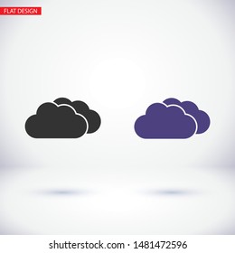 cloud Vector icon . Lorem Ipsum Illustration design
