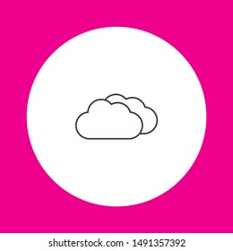 cloud Vector icon . Lorem Ipsum Illustration design