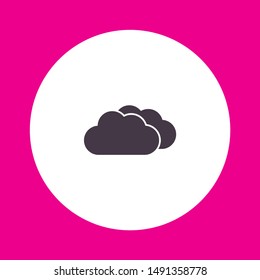 cloud Vector icon . Lorem Ipsum Illustration design