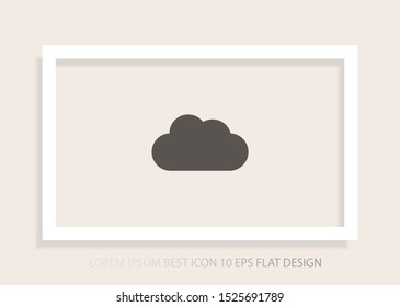 cloud Vector icon . Lorem Ipsum Illustration design