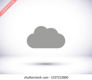 cloud Vector icon . Lorem Ipsum Illustration design