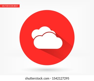 Cloud Vector icon . Lorem Ipsum Illustration design